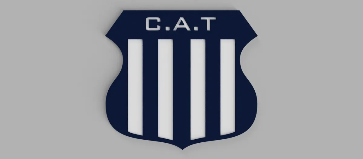 Cuadro de pared con el escudo de Talleres