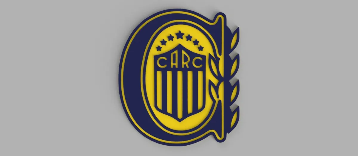 Cuadro de pared con el escudo de Rosario Central