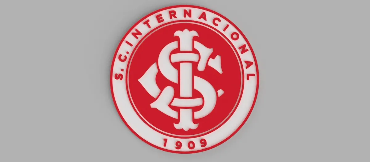 Cuadro de pared con el escudo del Inter de Porto Alegre