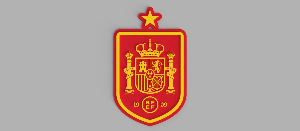 Cuadro de pared con el escudo de España