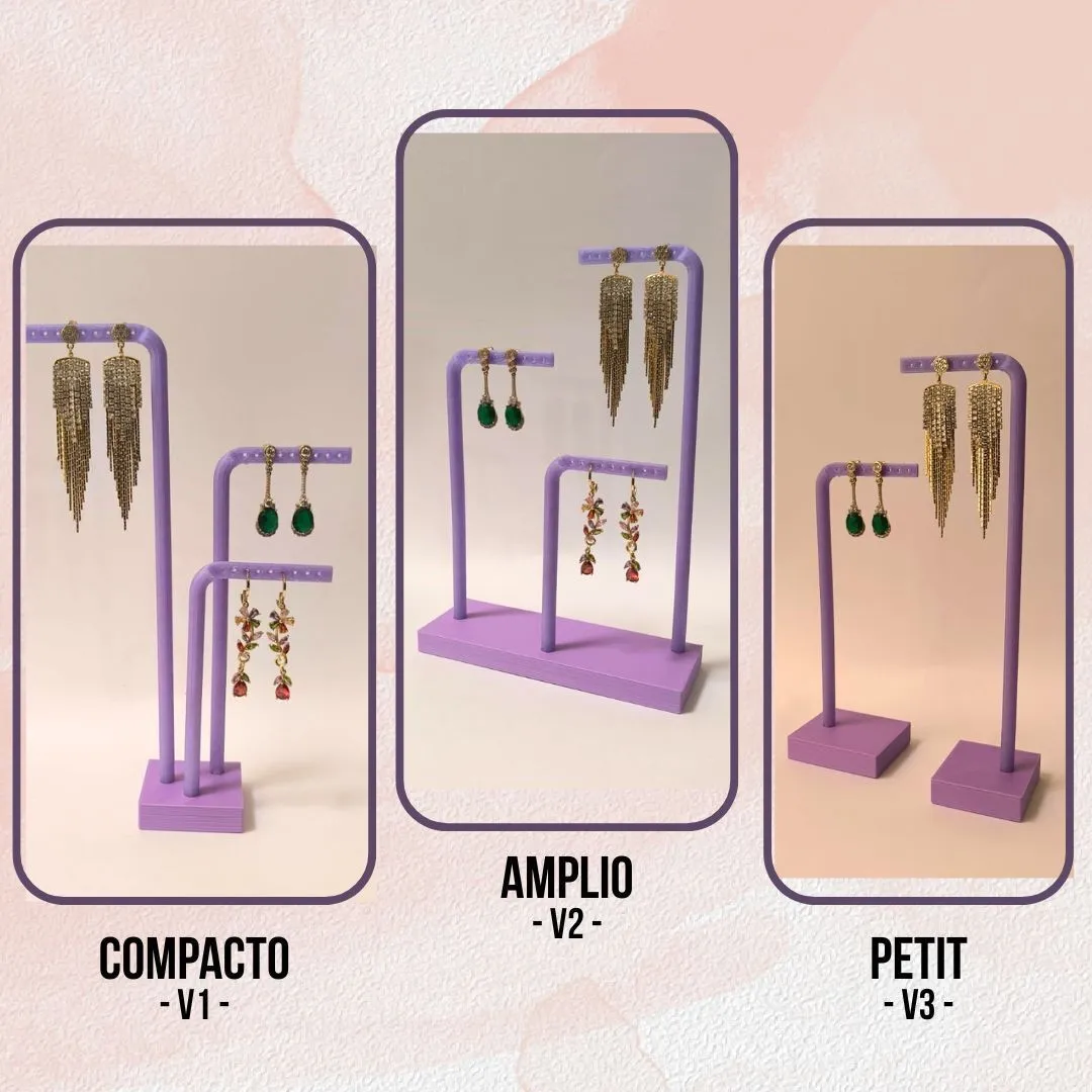 Exhibidor de aros y piercings para venta