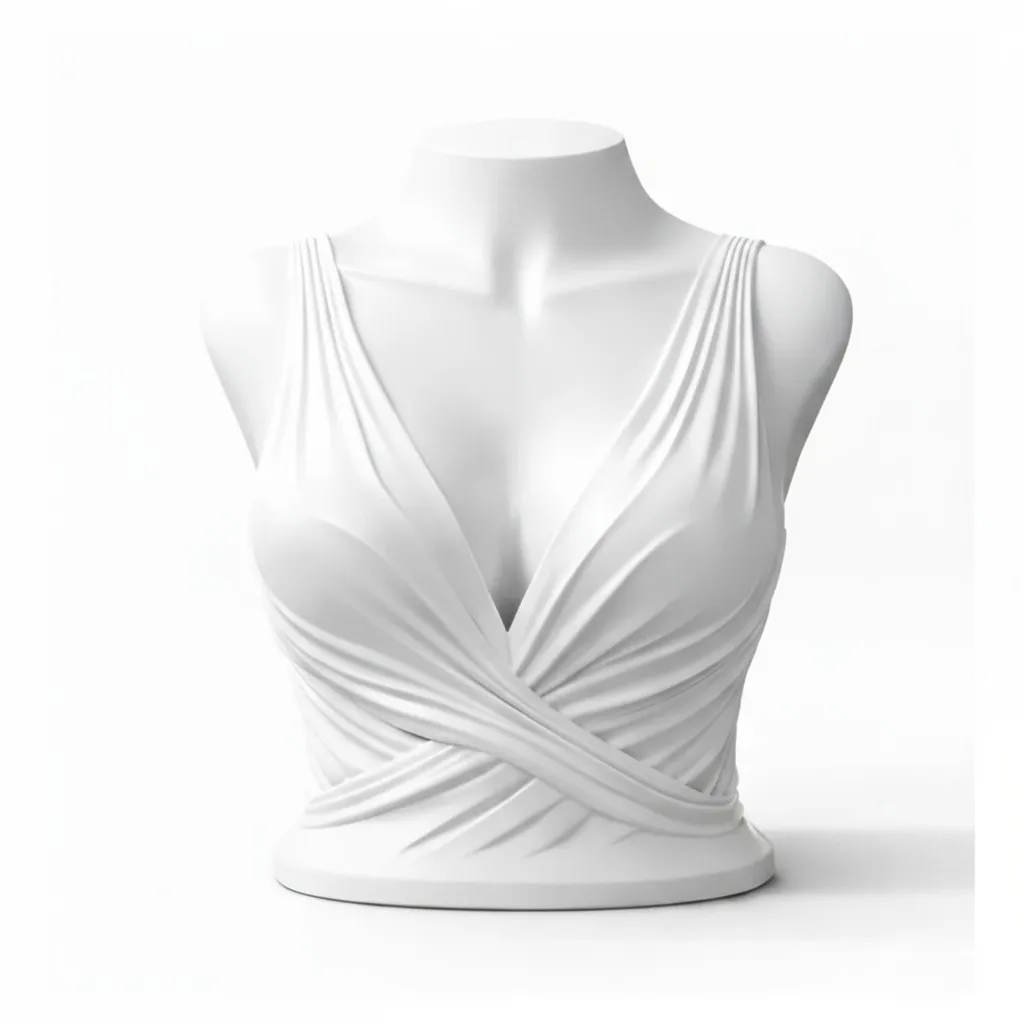 Busto exhibidor de collares