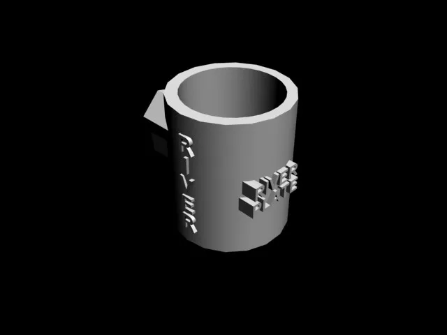 Mate vaso con base de maceta de River