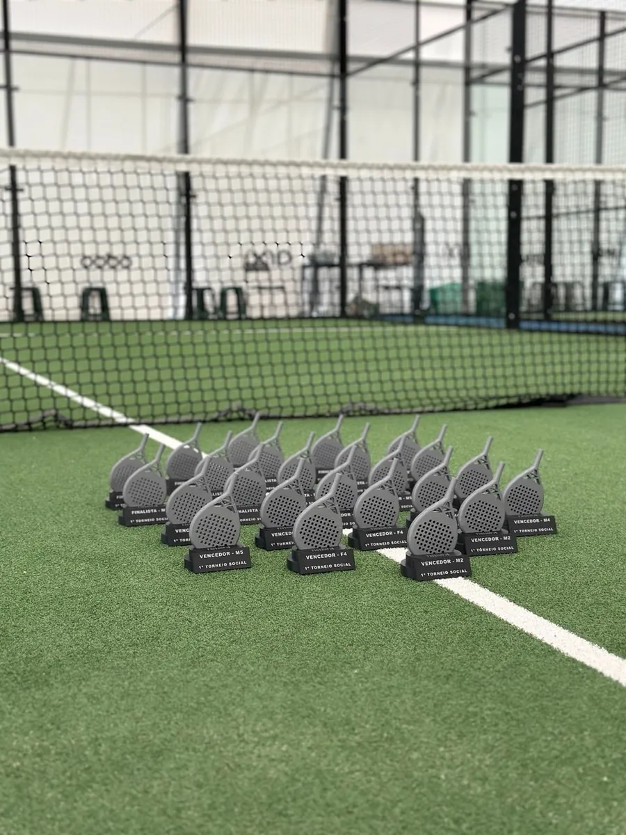 Trofeo de pádel para torneo