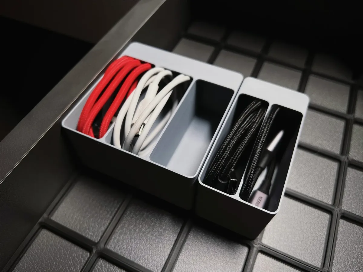Caja Gridfinity organizadora de cables