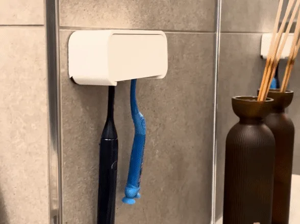 Portacepillos de dientes para pared