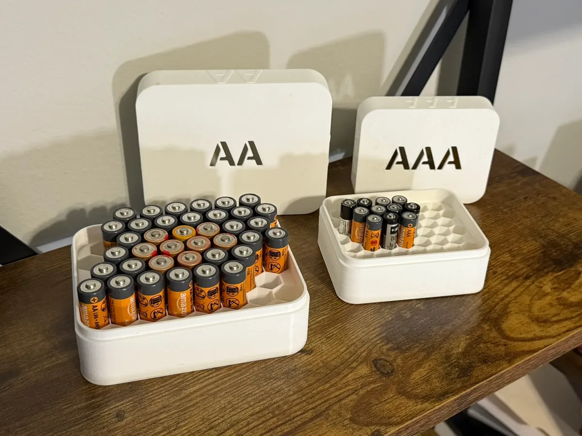 Cajón portapilas AA y AAA