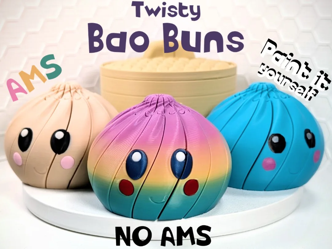 Bollos chinos de juguete que se abren