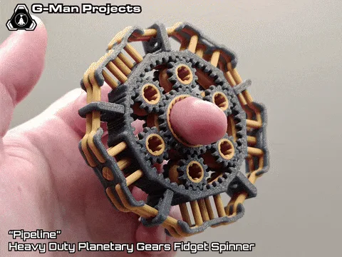 Spinner pesado de engranajes con caño