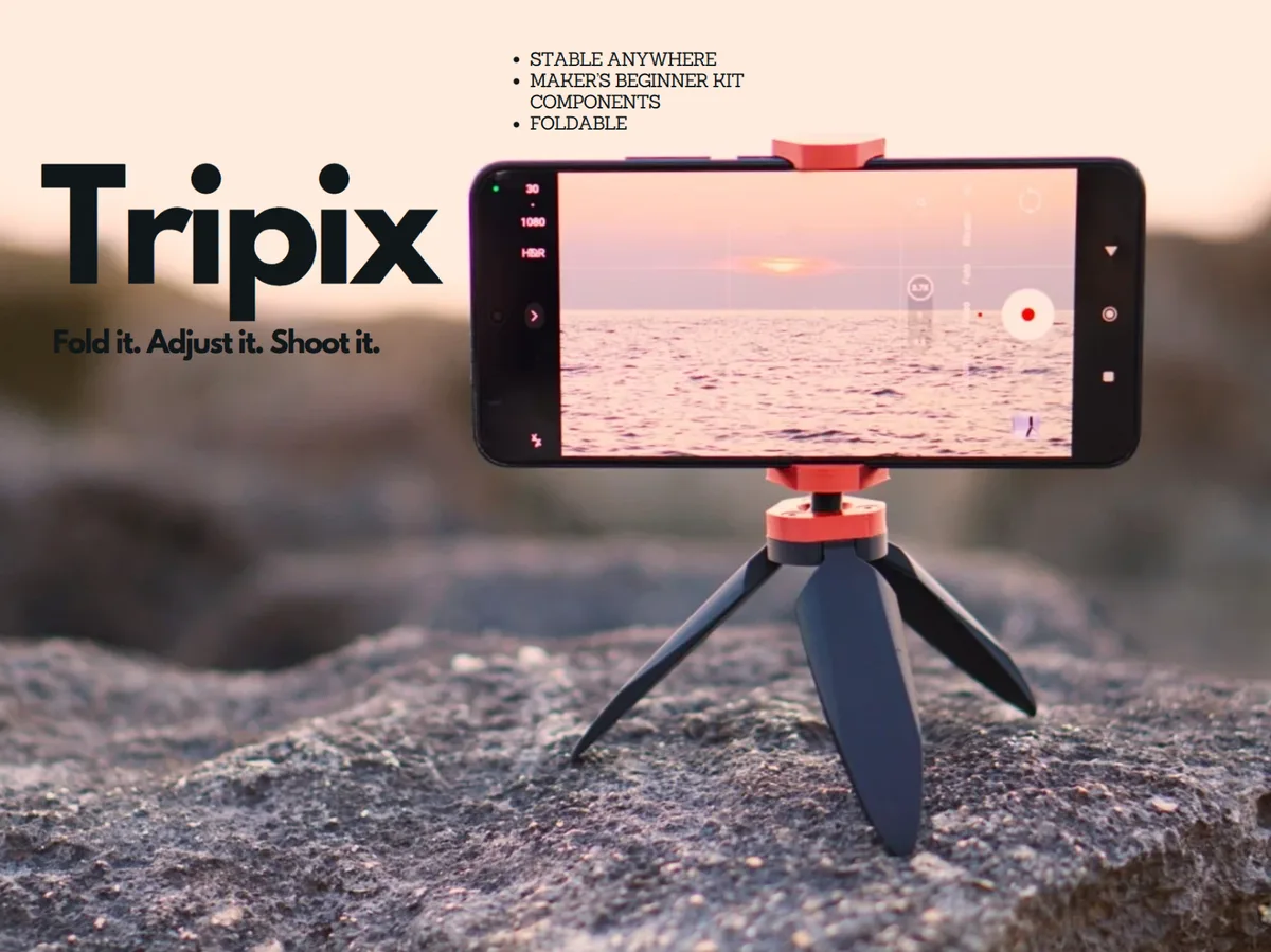 Trípode plegable regulable para celular