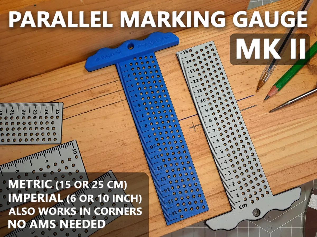 Gramil paralelo para marcar madera