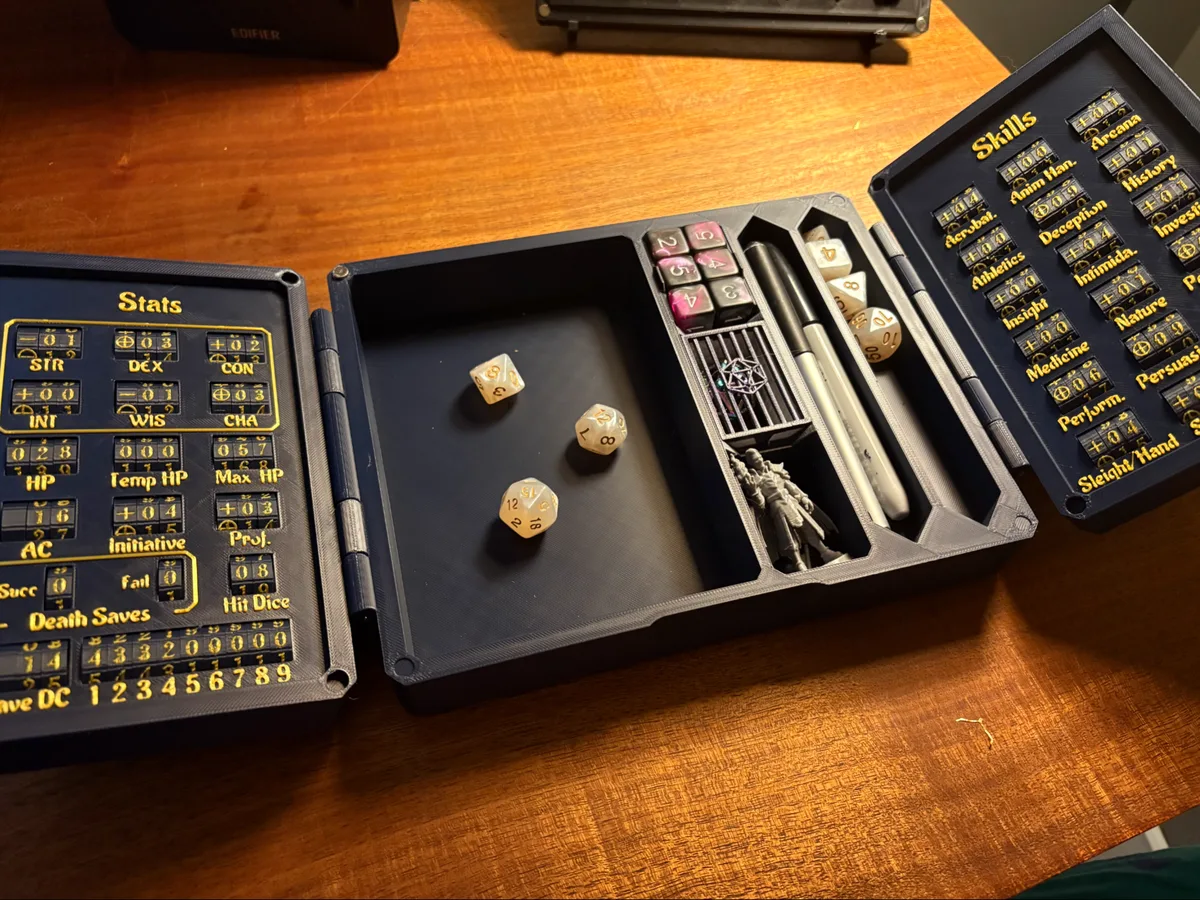 Kit de jugador de rol con contadores