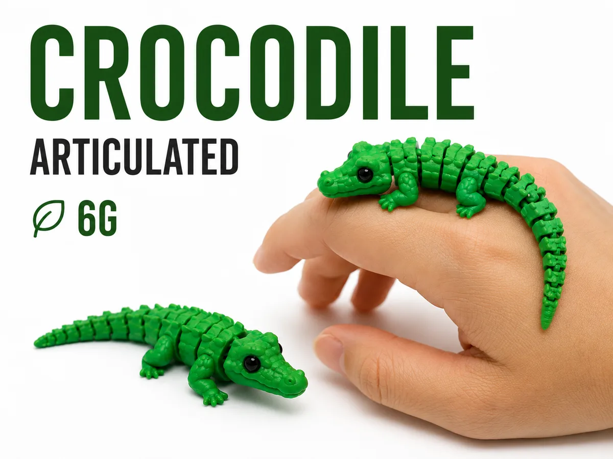 Cocodrilo articulado chico