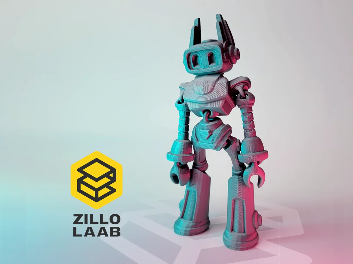Robot articulado que se para solo