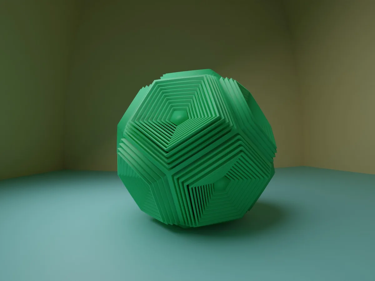 Esfera antiestrés de aros concéntricos
