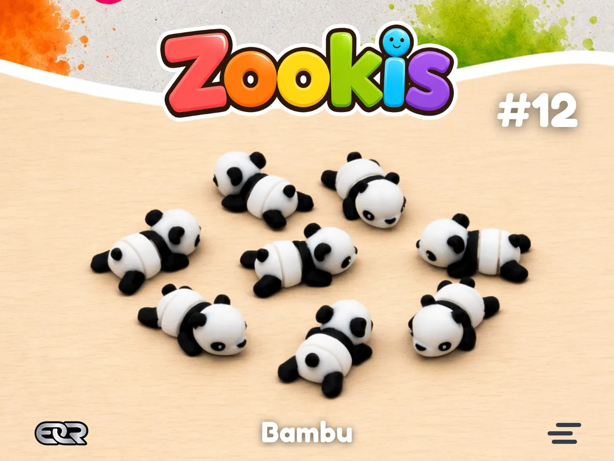Oso panda de la serie Zookis