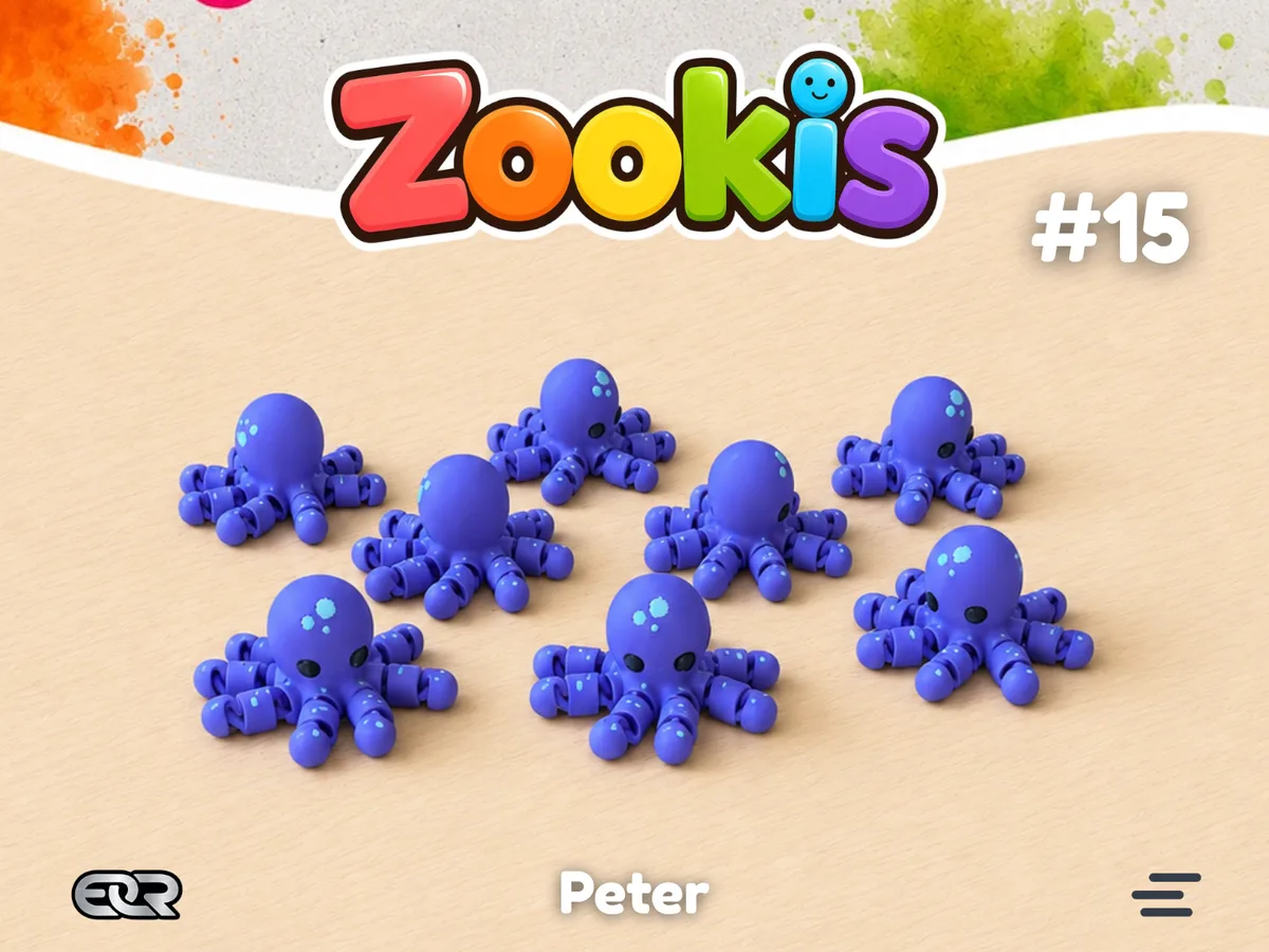 Pulpo de la serie Zookis