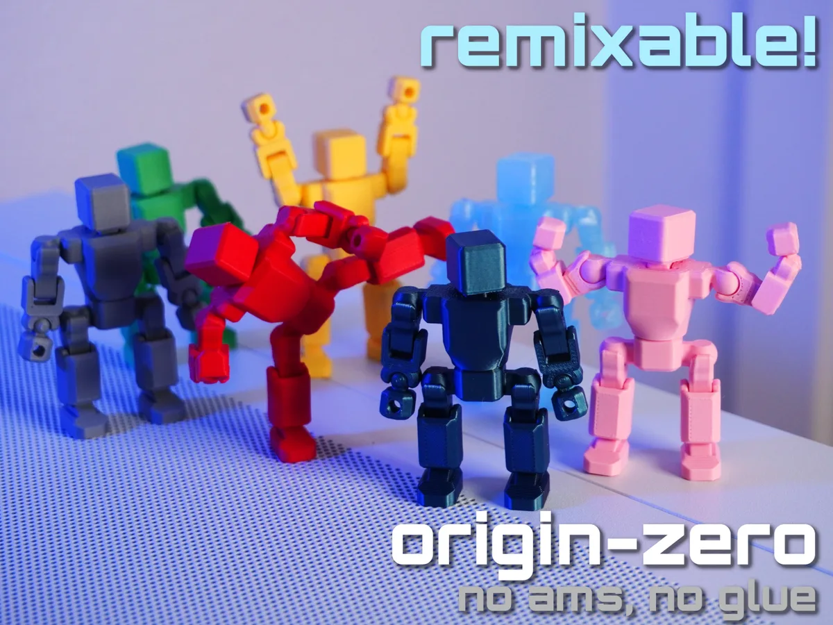 Muñeco mecha articulado para armar