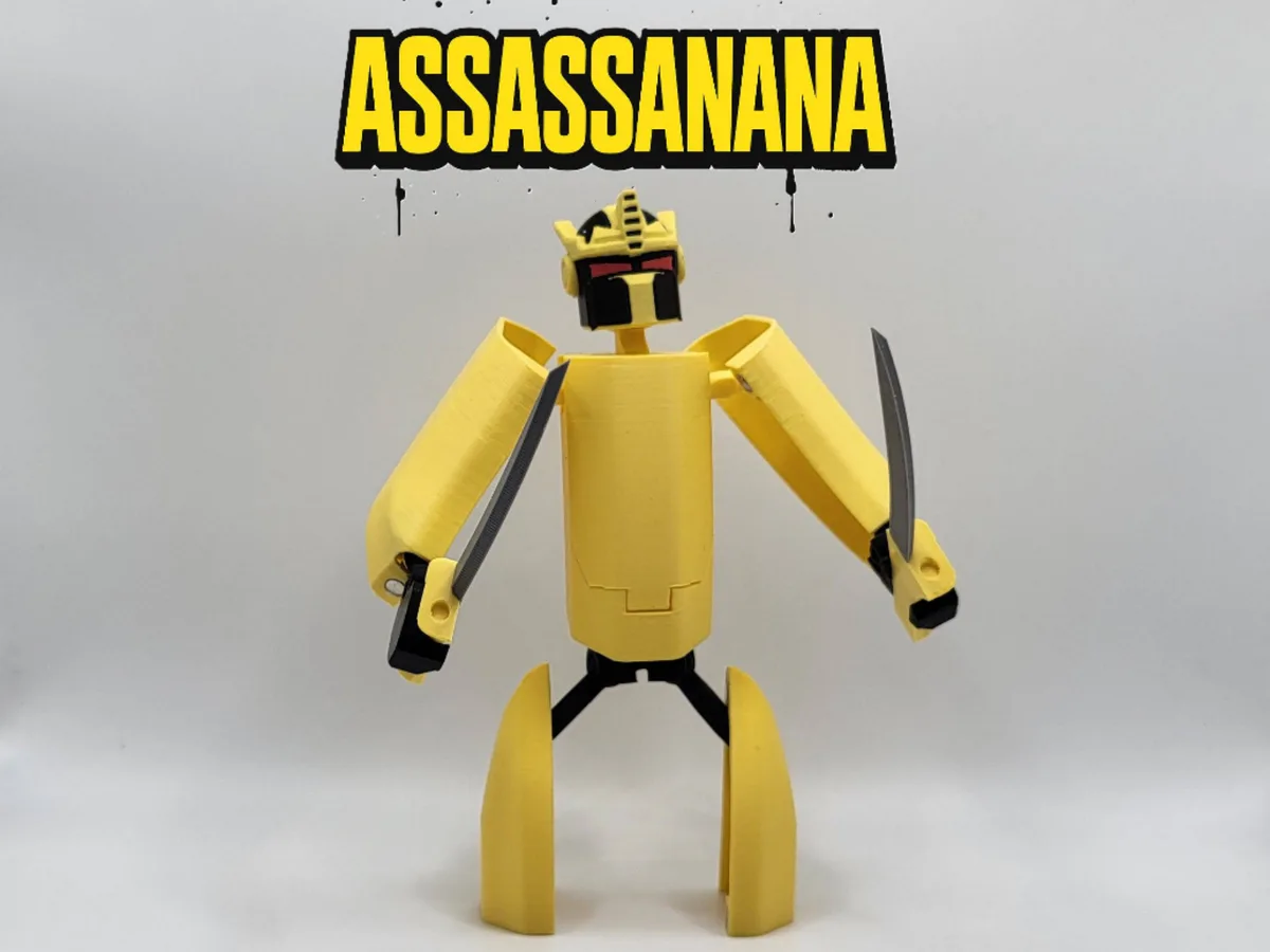 Robot banana articulado