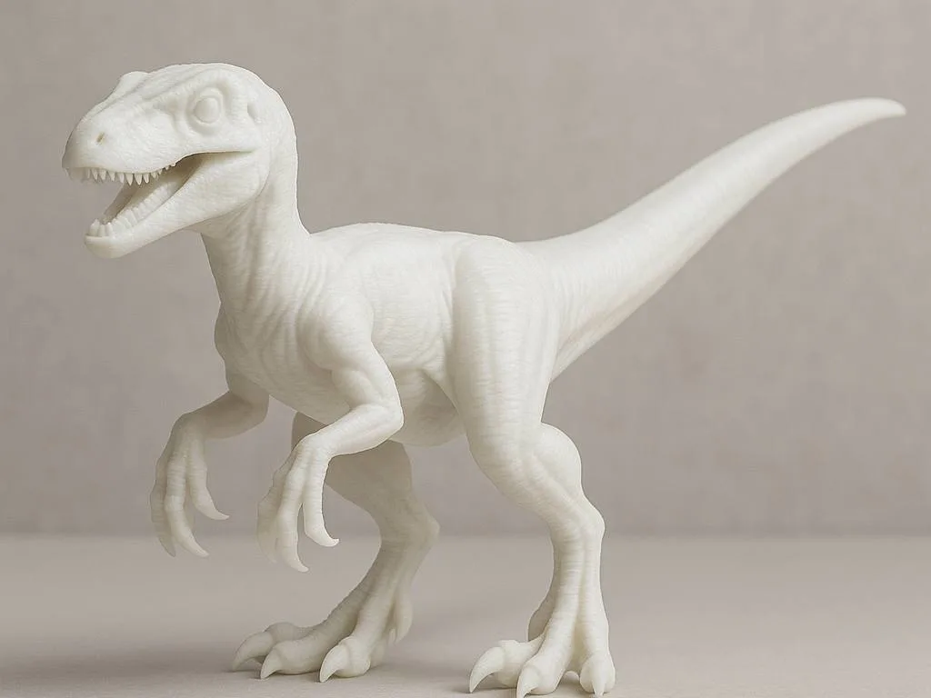 Velocirraptor que se para solo