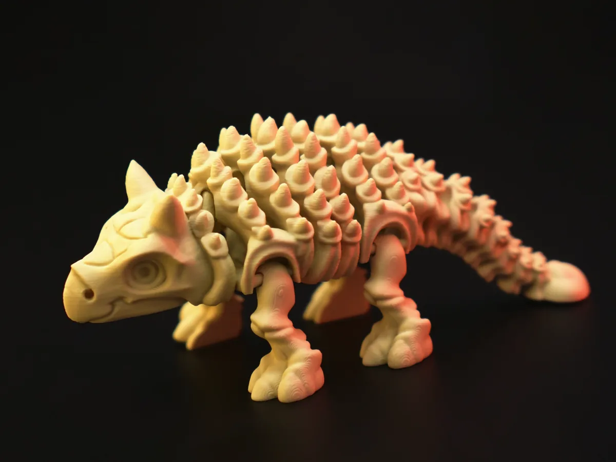 Anquilosaurio esqueleto articulado
