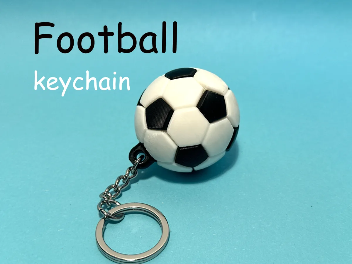 Pelota de fútbol de llavero