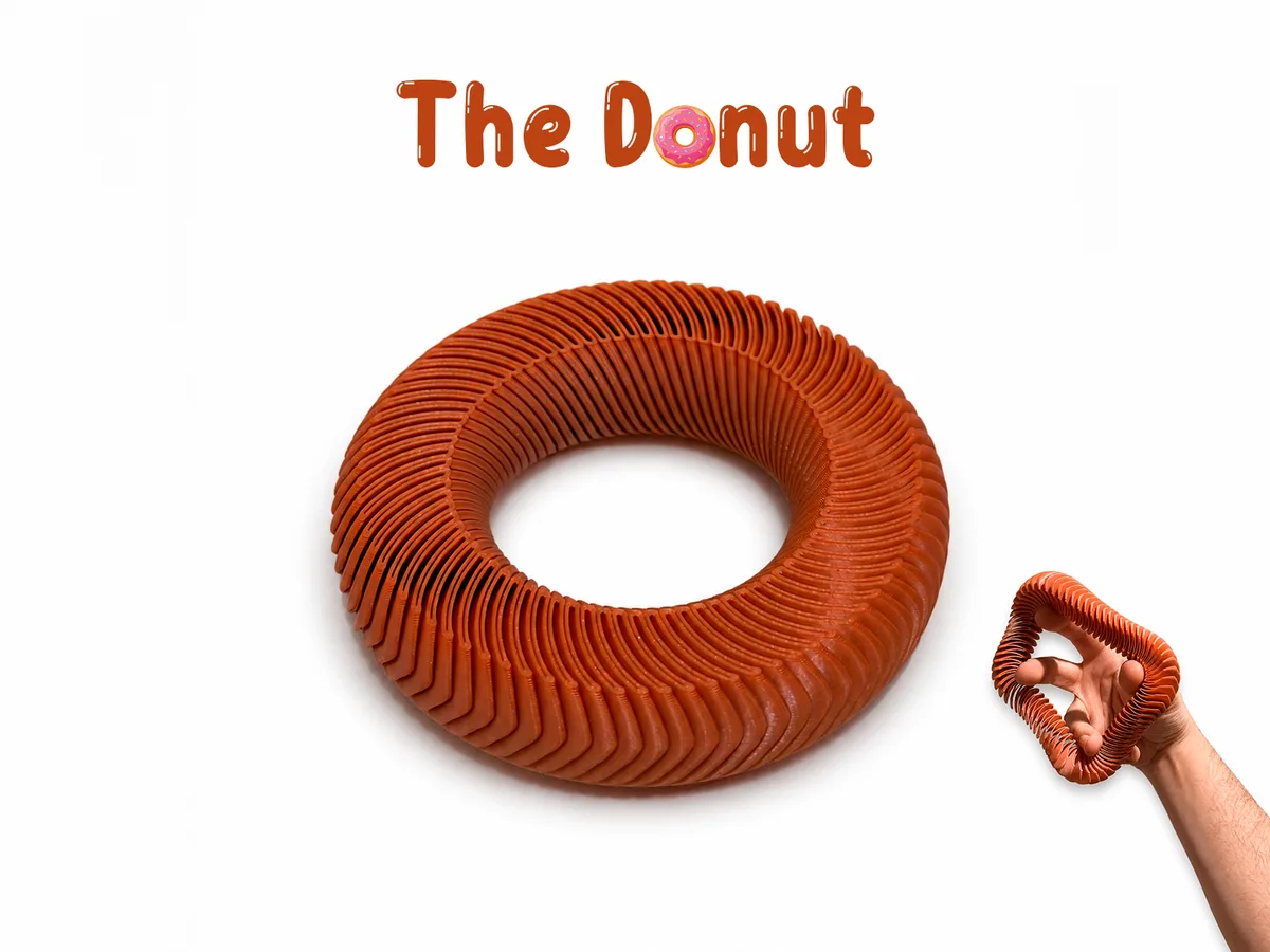 Rosquilla antiestrés de espiral