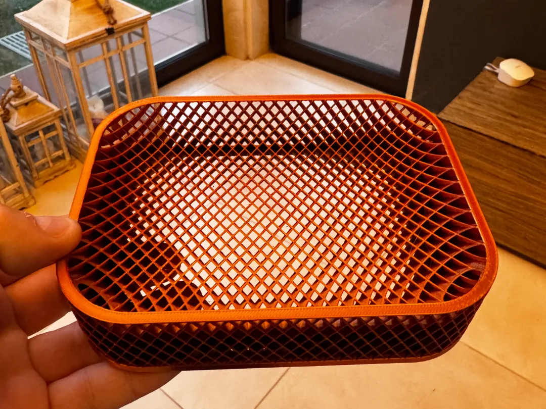 Bandeja geométrica de panal