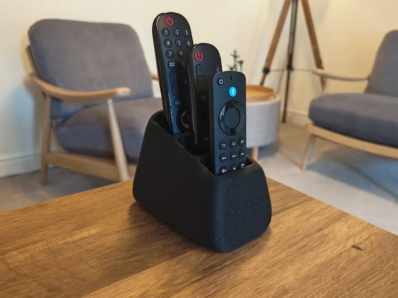 Soporte para control remoto de escritorio