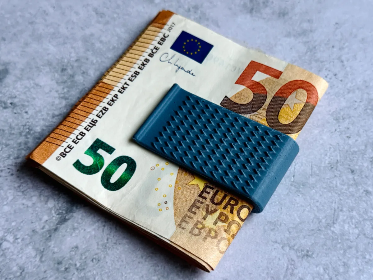 Clip para billetes en zigzag
