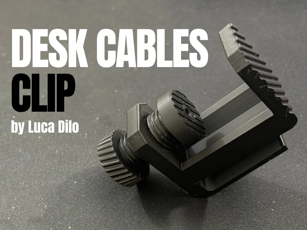 Clip para cables del escritorio