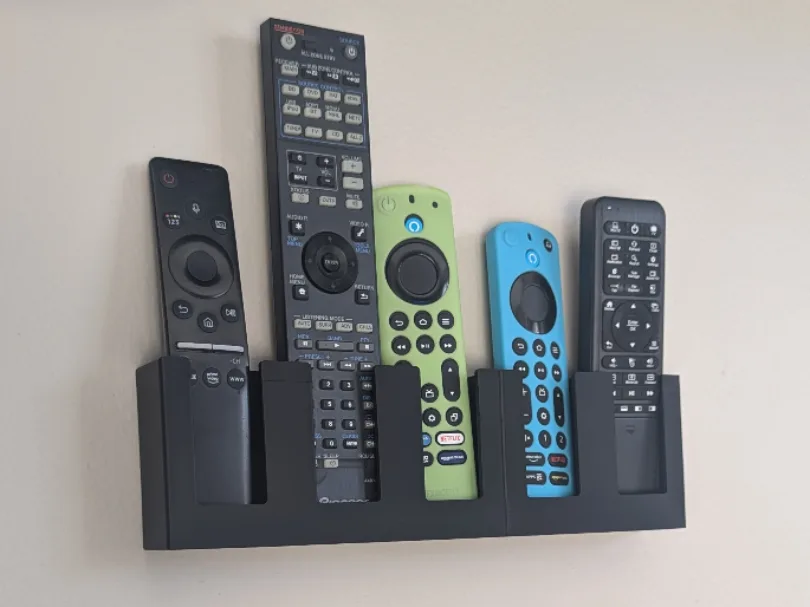 Organizador de dos a cinco controles remotos