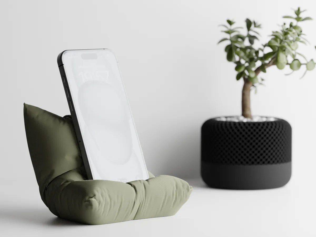 Almohadón de escritorio para el celular