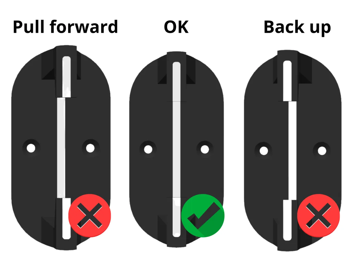Guía de estacionamiento para el garaje