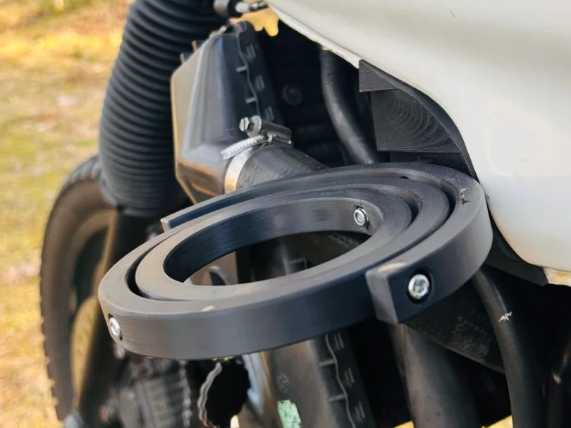 Portavaso con nivel para moto