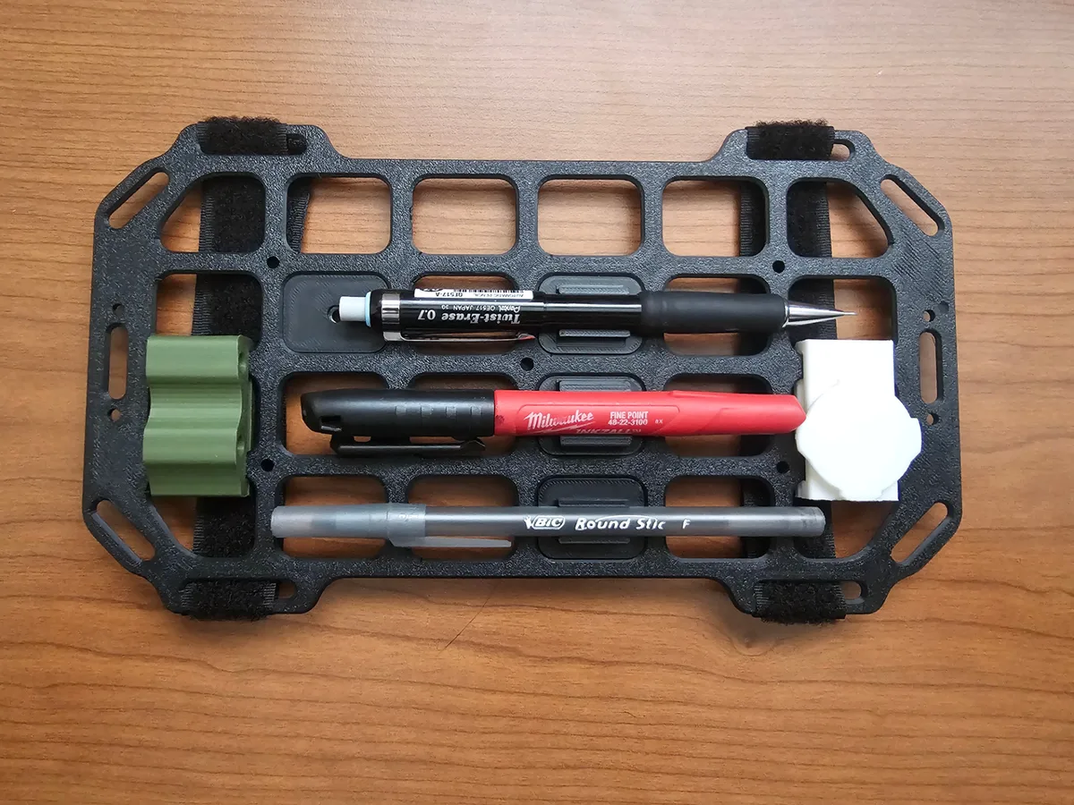 Portalápices para la visera del auto