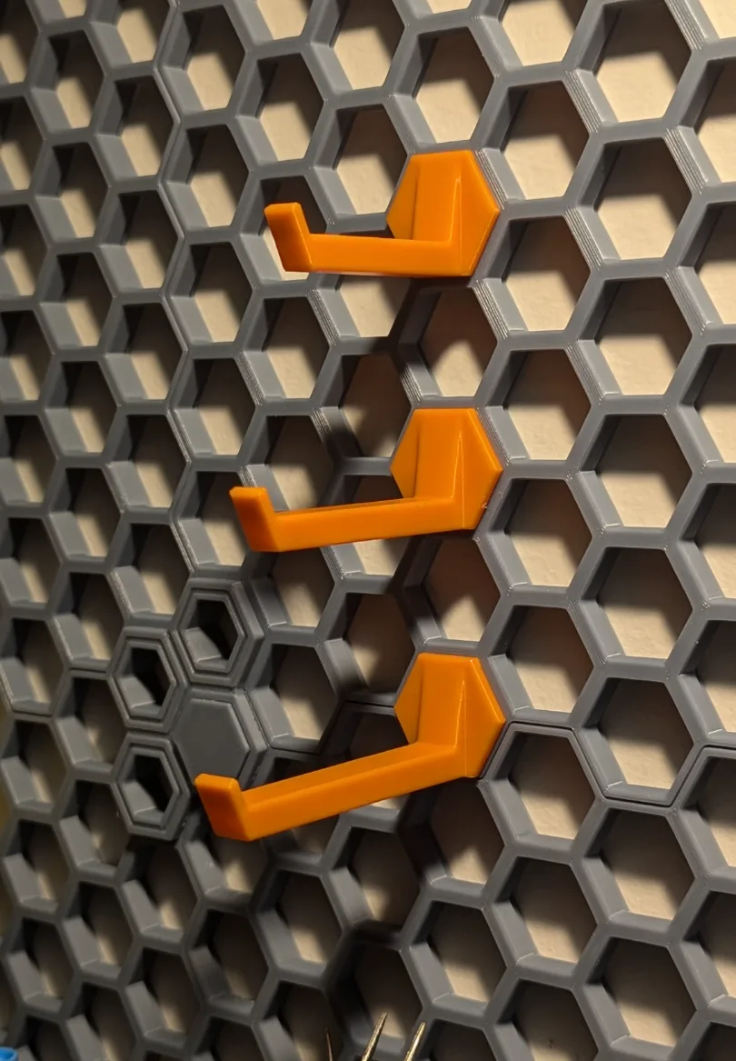 Ganchos largos para panel de pared