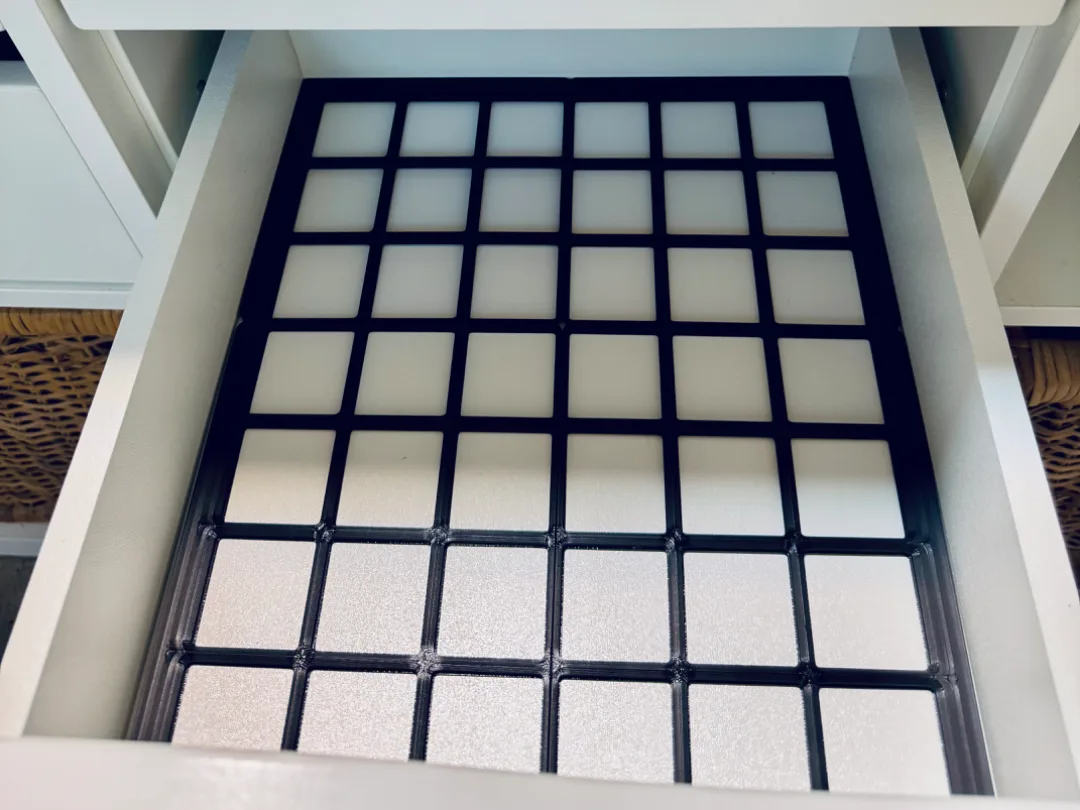 Base Gridfinity para cajón de estante modular