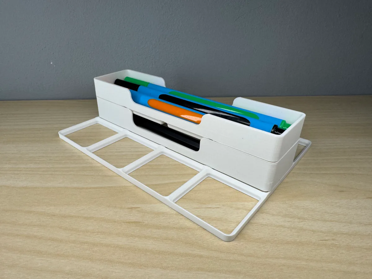 Caja de lápices para grilla modular