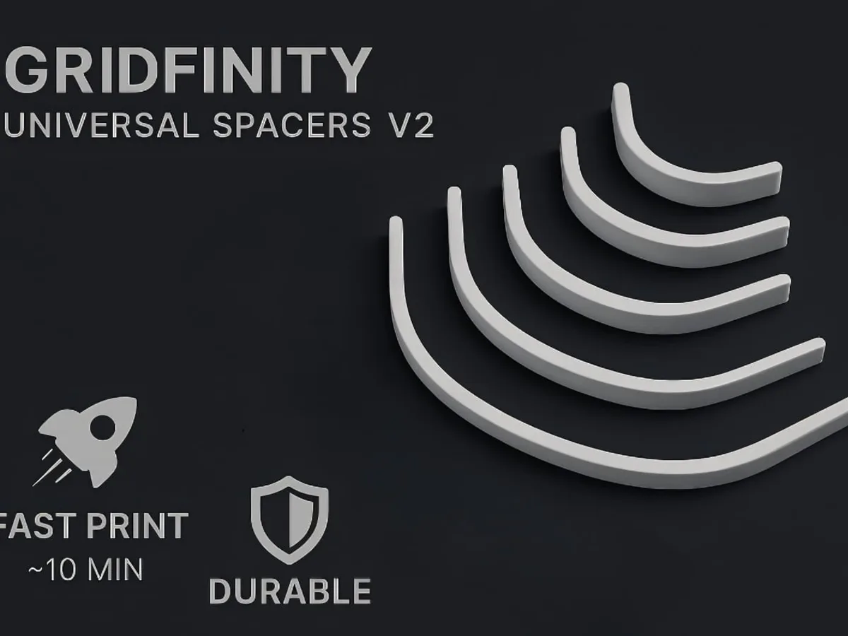 Separadores para bases Gridfinity, versión dos