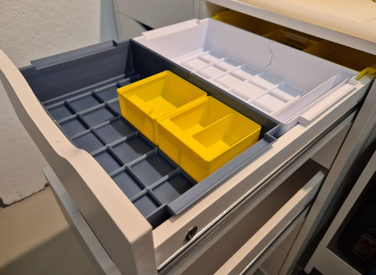 Caja organizadora para cajonera modular
