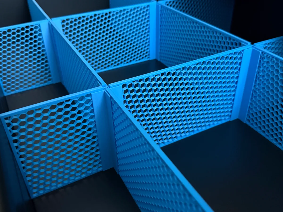 Divisores de cajón para estantería modular