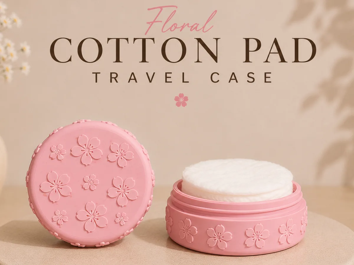 Estuche floral para algodones