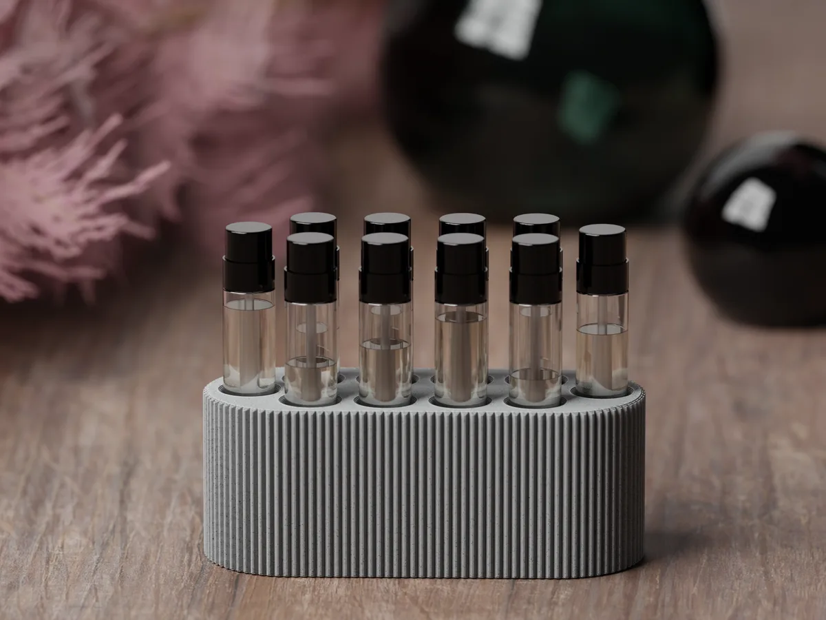 Organizador de frascos de perfume