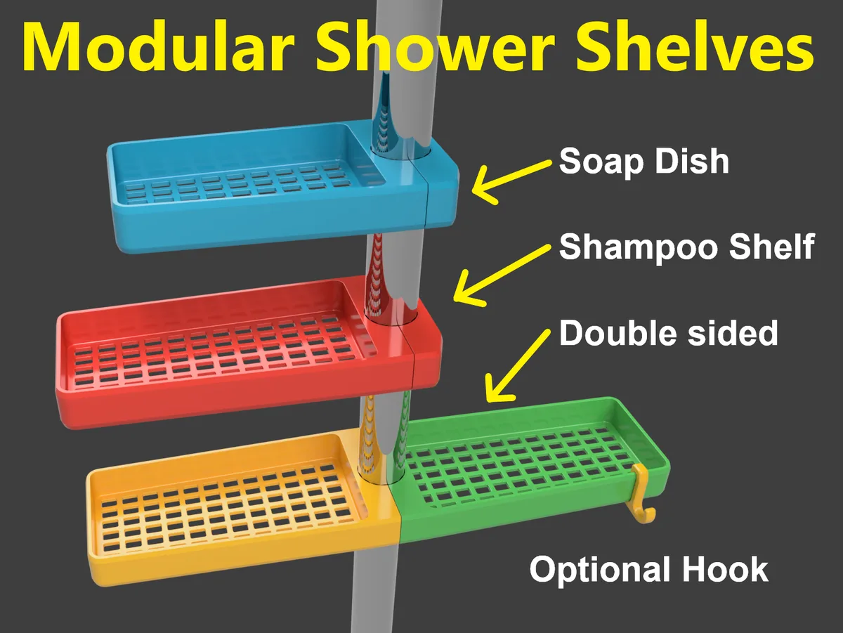 Estante modular para la ducha