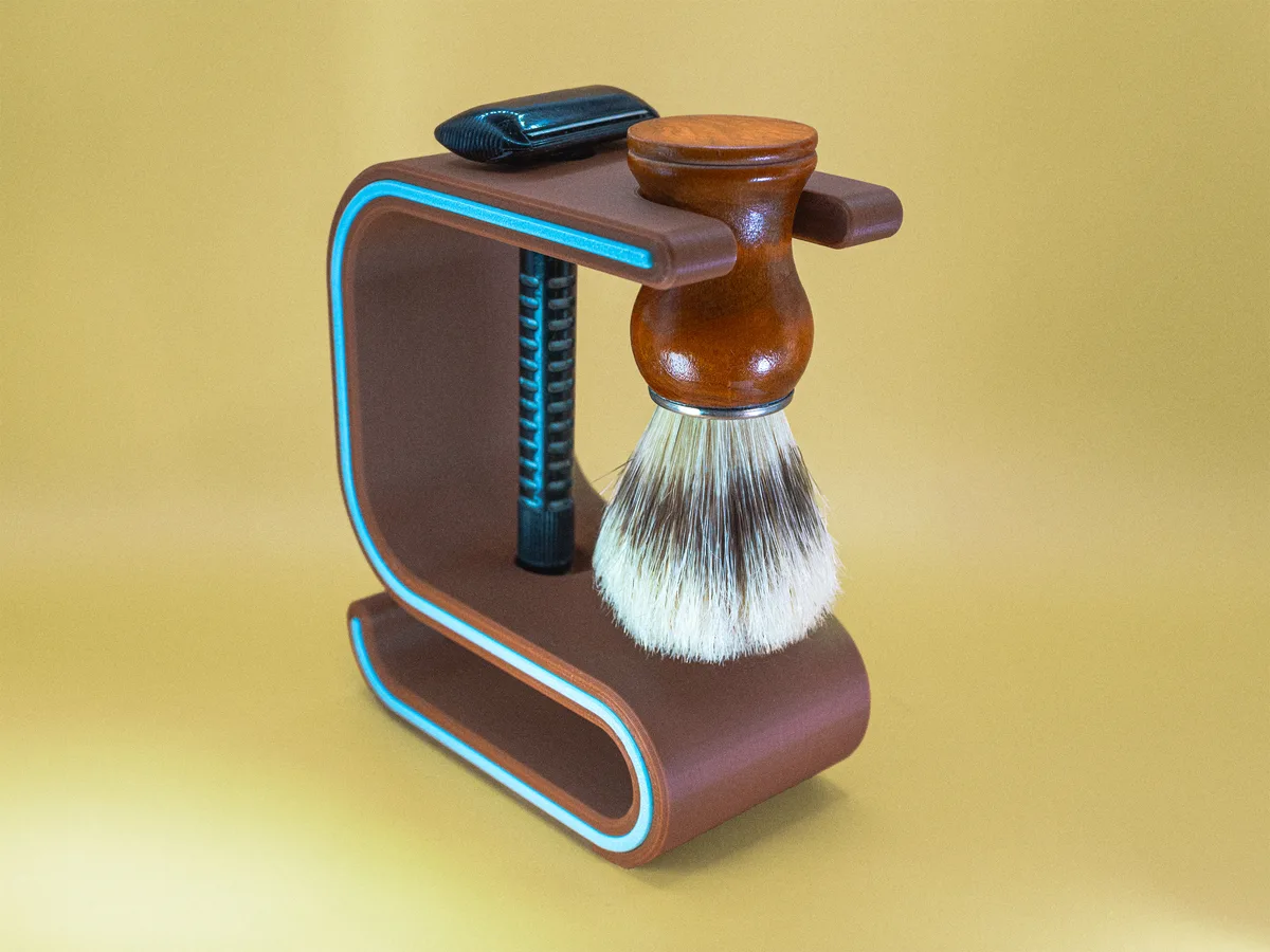 Organizador para máquina de afeitar