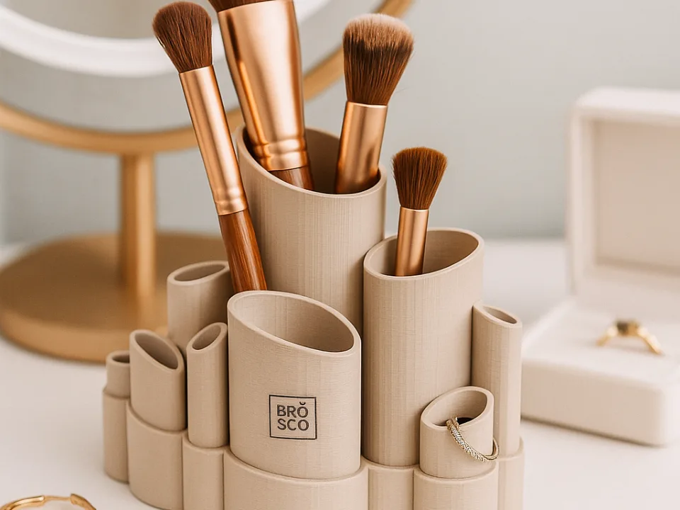 Organizador de maquillaje calado