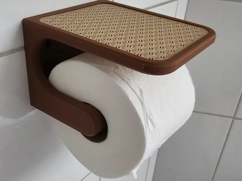 Portarrollo con celosía japonesa