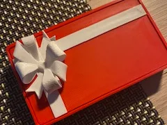Caja de regalo para billetes