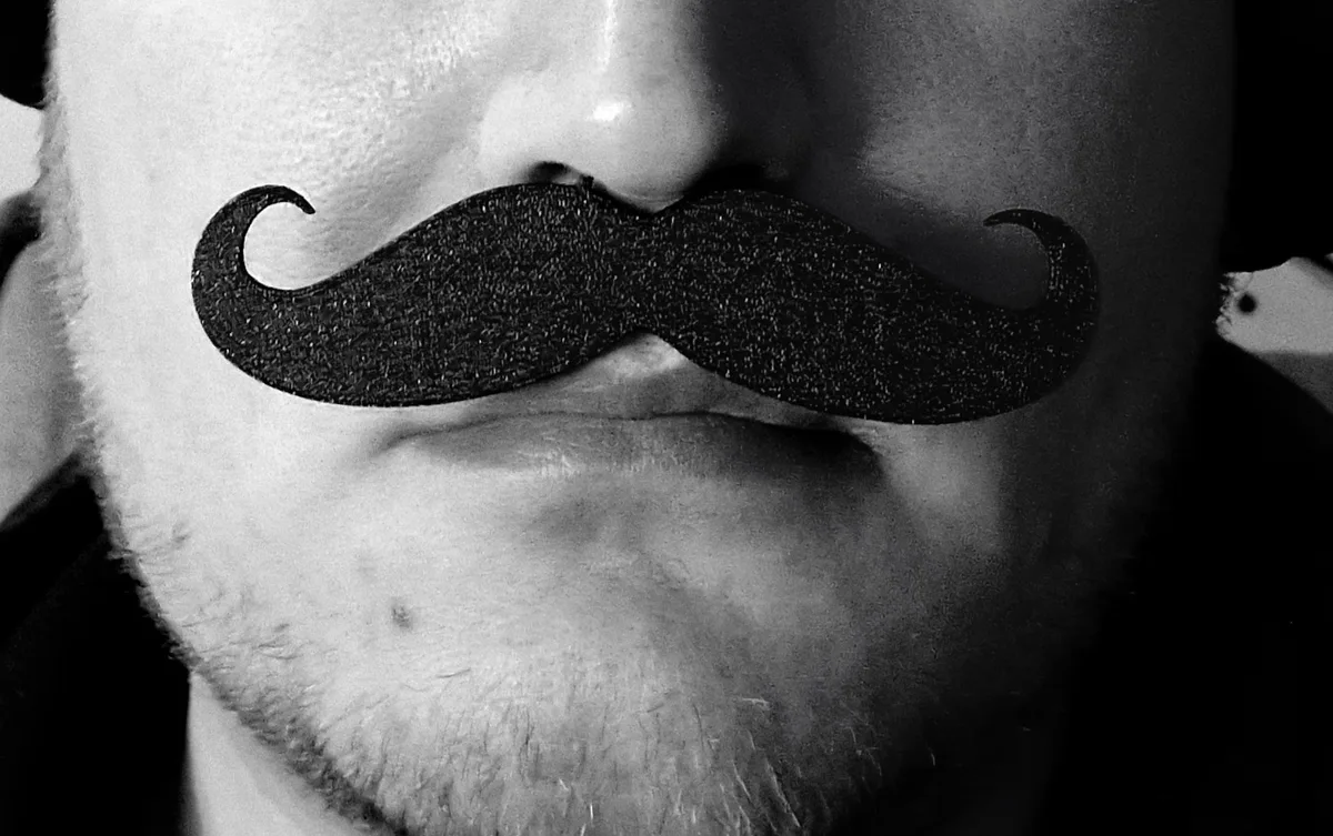 Bigote postizo para fiestas